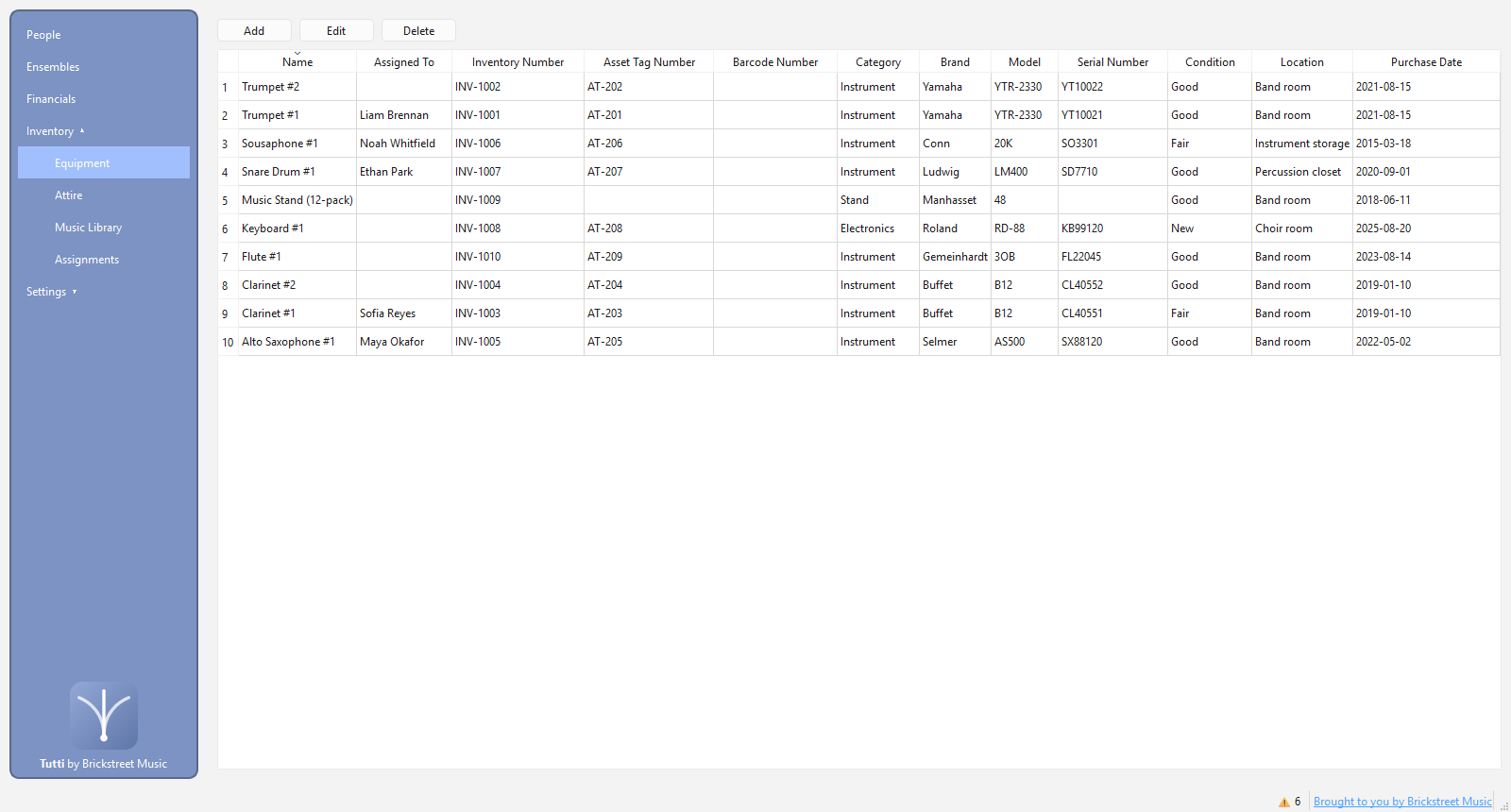 Tutti screenshot