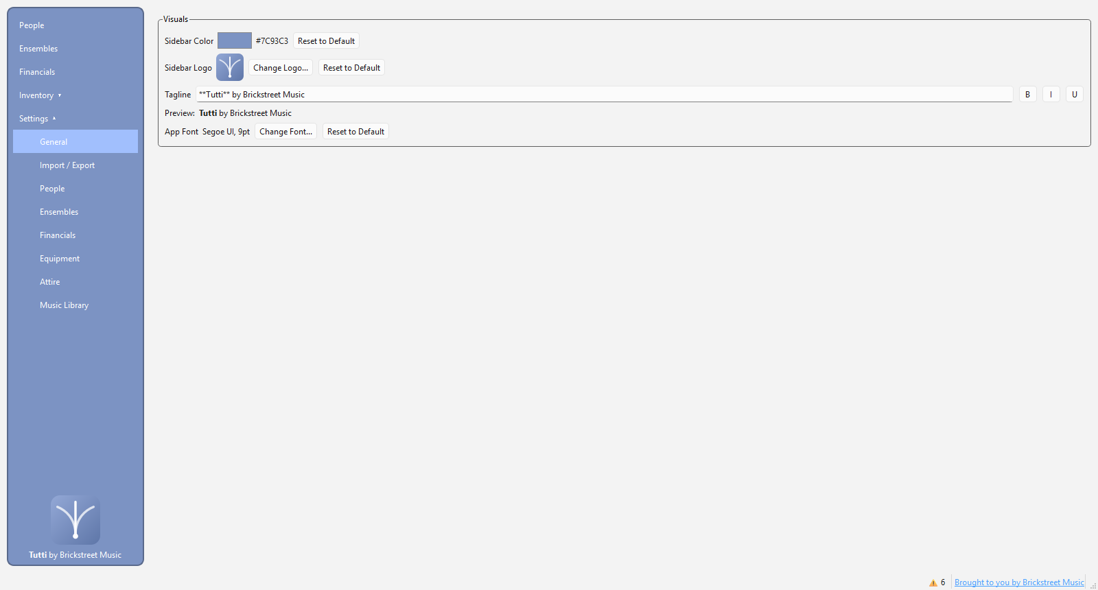 Tutti screenshot